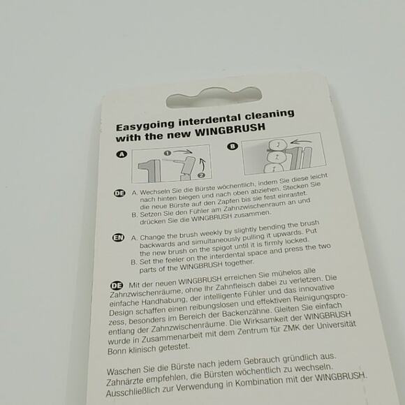 Wingbrush 8X Interdental Brush Heads Attachments Refill Set ISO2 New, sealed - Picture 7 of 8